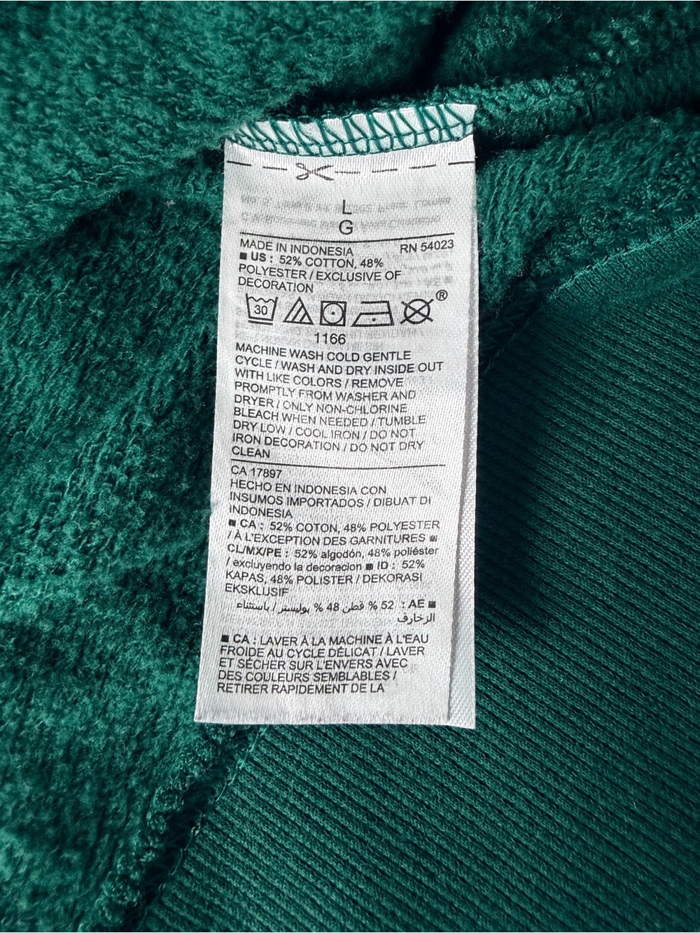 Old Navy Celestial Planet Star Sweatshirt Deep Teal Green Large - Picture 7 of 7